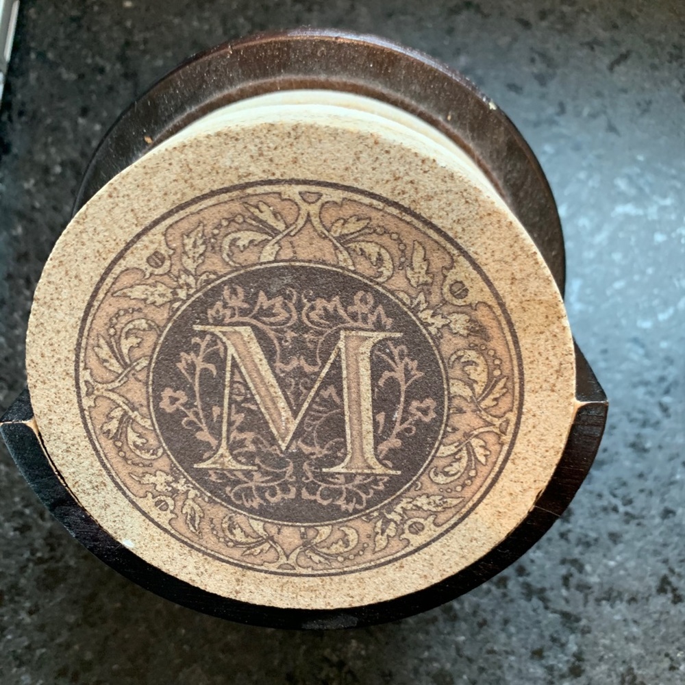 Thirsty stone coasters